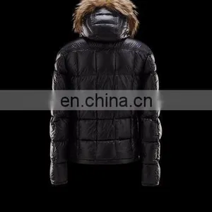 Men Artificial Down Jacket With Fake Fur thumbnail-3