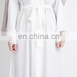 Custom High Quality White New Model Abaya Dubai Egypt in China,latest Design Muslim Dress 2017 Abaya thumbnail-5