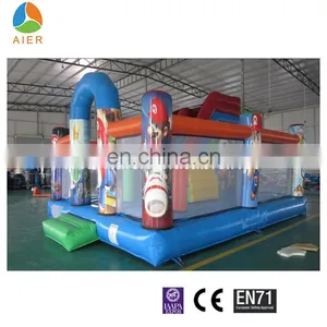 2016 Giant Mario Bouncy Park Inflatable Fun City for Big Inflatable Kids Playground thumbnail-2