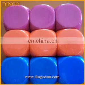 Best Selling Bulk Colorful Acrylic Blank Round Corner Dice thumbnail-2