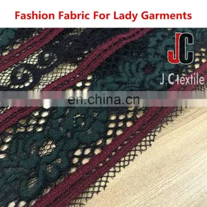 Shaoxing K62055 JC Textile Wholesale High Quality Lace Fabric Express Lace Fabric thumbnail-1