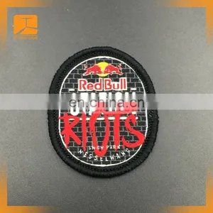 Woven Label / Laser Cut Woven Iron on Patch / Custom Woven Badge for Garment Accessory thumbnail-2