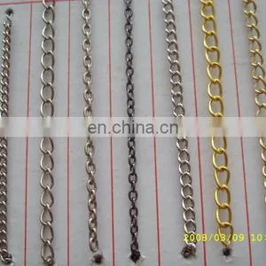 China Chain Supplier Custom Shiny Design Gold Metal Chain for Football Shoes thumbnail-3