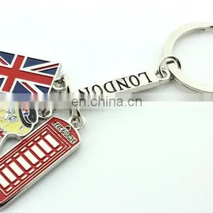 2014 Hot Sell Fashion Map Keychain of London Design thumbnail-1