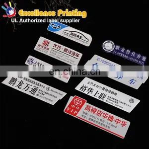 Custom Metal Brand Logo Labels thumbnail-1