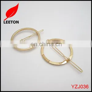 Factory Supply Fancy Metal Round Hair Clip for Women thumbnail-5