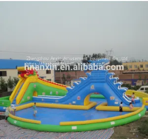 Commercial Multiplay Activity Centre,Dragon And Shark Theme Land Inflatable Water Park For Sale thumbnail-4
