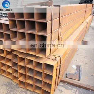 Anti-rust Package Black 100mm Diameter Steel Welded Rectangular Pipe thumbnail-3