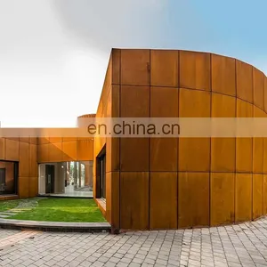 Corten Steel Wall Cladding Panels for Buildings S355J2WP thumbnail-3