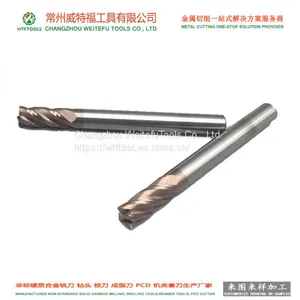 WTFTOOLS HRC55 4 Flutes Tungsten Carbide End Milling Cutter With High Performance thumbnail-2