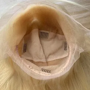 KHH 613 Lace Front Wig, 613 Hd Lace Frontal Wig, Blonde 613 Full Lace Wig Human Hair thumbnail-3
