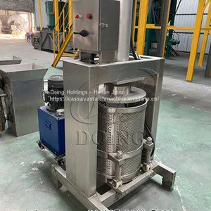 Small Scale and Homemade Garri Dewatering Machine Hydraulic Press in Garri Making Line thumbnail-1