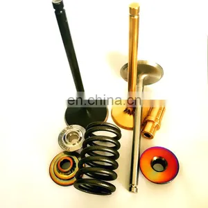 Scooter AN125 UA125 HS125T 5mm Engine Valve Intake Exhaust Stem With Oil Seal for Suzuki 125cc AN HS 125 GS200 Spring Retainers thumbnail-2