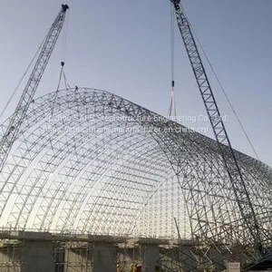 Guangdong Tapai Group Steel Structure Space Frame Dome and Barrel Storage Project thumbnail-1