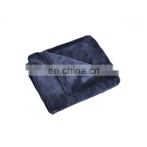 Stars Printed Navy Coral Blanket Air-Conditioned Lively Office Nap Cover Fleece Blanket Throw thumbnail-2