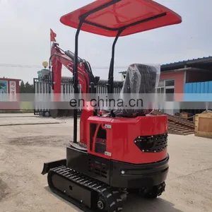 Hot Sale 1 Ton Mini Excavator Free Shipping With Roof thumbnail-5