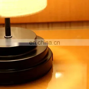 Factory Supply Good Price TC Cloth & Metal Material Decorative Hotel Bedroom Desk Light Led Table Lamp for Home Hotel Use thumbnail-1