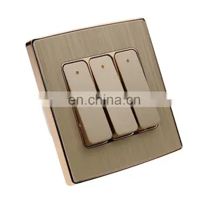 Electical 3-Way LED Light Switches Mechanical Touch Feeling Switches Smart APP Remote Control Switches thumbnail-3