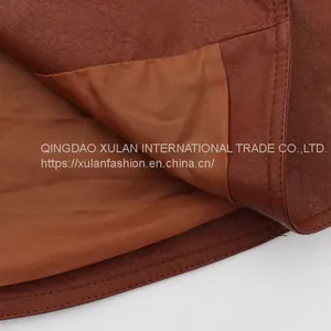 HOT SALE 2021 NEW FASHION LADIES FAUX ECO PU LEATHER LEISURE JACKET thumbnail-5