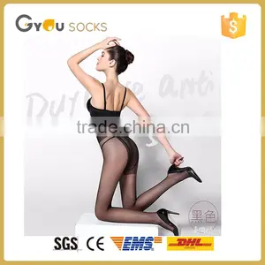 Spring Summer Pantyhose Women Hosiery Gyou Collant Tights Fashion Stockings Female Seamless Sheer Retro Twill Crotch Pantyhose thumbnail-1