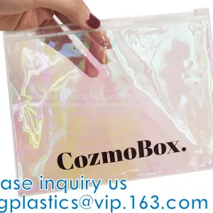 Cosmetic Makeup Bags, Toiletry Pouch, Travel Pack, Holographic Organizer, Toiletries Kit Zippered Pouch thumbnail-2