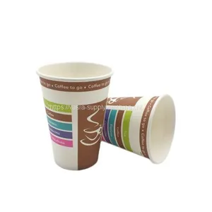 Wholesale Custom Printed Disposable Single Wall Paper Coffee Cups thumbnail-1