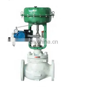 OEM DN25 1inch AC220V WCB Flang End Pneumatic Diaphragm Regulation Valve Pneumatic Valve thumbnail-1