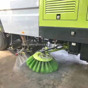 Dongfeng KINLAND 6x4 6x6 Price of Road Sweeper Truck thumbnail-3