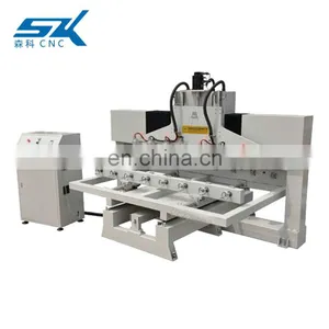 Cylindrical Wood Engraving Machine Woodworking Rotary Head CNC Milling Machine thumbnail-2