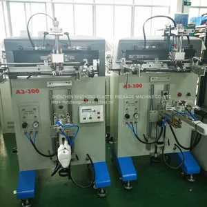 Manual Cylindrical Container Round Water Bottle Equipment Plastic Cosmetic Small Manual Bottle Printing Machine thumbnail-1