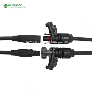 TUV Solar Cable Connector IP67 Waterproof DC 1000V Solar pv System From NSPV thumbnail-3