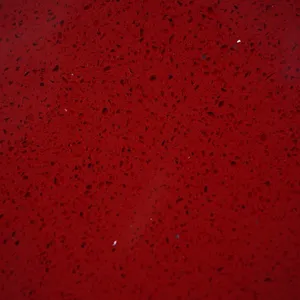 Code：red Crystal，Calacatta Artificial Stone Quartz Slab Kitchen Countertops thumbnail-2