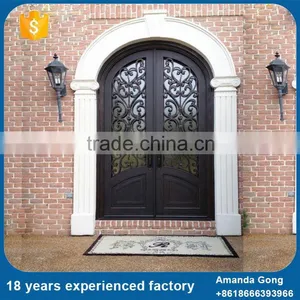 New Style And Cheap Wrough Decorative Iron Door Gate thumbnail-2