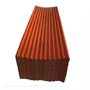 Color Corrugated Metal Steel Sheet Ppgi Corrugated Steel Sheet Calamina Galvanized Toles Pour Toitures thumbnail-5