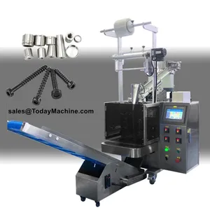 Automatic Bolt Screw Nail Nut Accessories Bag Counting Sealing Packing Machine With Vibrating Plate thumbnail-5