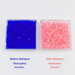 Blue Silica Gel Desiccant 2-4mm Moisture-proof Color Changing Transformer Desiccant Indicator thumbnail-2