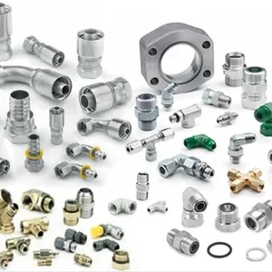 Female Male Thread, BSPP/BSPT/ Metric/NPT SS304 SS316 FORGED Threaded Fitting Hex Nipple Hydraulic Fittings Hydraulic Adapters thumbnail-1