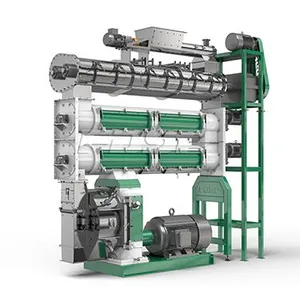 Automatic Animal High Capacity Cheap10-15tph SZLH508DDC+b2 High Grade Feed Pellet Mill thumbnail-2