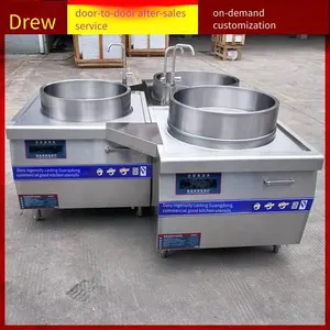 Commercial Electromagnetic 304 Composite Bottom Soup Pot, Beef and Mutton Boiling Pot, Commercial Pot for Lanzhou Hand-pulled Noodles thumbnail-3