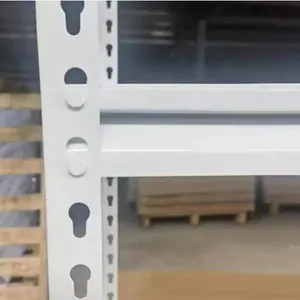 5-Layer Bolt Free Shelf Angle Steel Light Duty Industrial Warehouse Shelf thumbnail-5