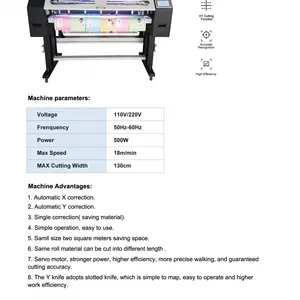 1600mm Automatic XY Trimmer XY Cutting Machine for Coil Rolling Material Sticker Banner Wallpaper Cutter thumbnail-3