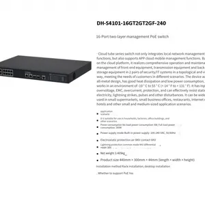 Dahua Dh-s4101-16gt2gt2gf-240 16-port Layer 2 Managed Poe Network Switch thumbnail-4