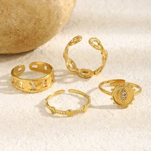 316L Stainless Steel Ring 6mm Width Hypoallergenic Material for Fashion Jewelry Supplier thumbnail-4