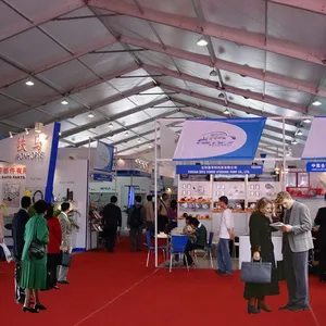 Anti-UV Waterproof Temporary Exhibition Hall Aluminum Alloy Outdoor Show Tent thumbnail-3