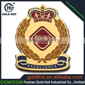 Zinc Alloy Bronze Color Character Projected Name Plate Trademark Label Sticker for Souvenir thumbnail-3