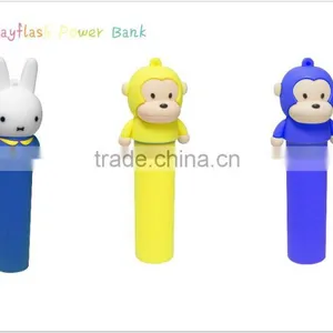Hot Sell Cheap Cartoon Design Portable Power Bank 1200mAh thumbnail-1