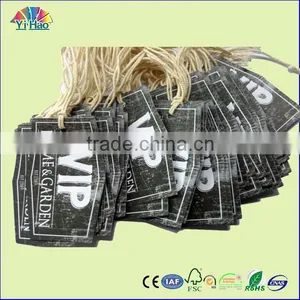 Wholesales Paper Print Hang Tag for Garment Hang Tag, Paper Swing Tag thumbnail-5
