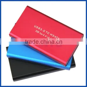 Panto Aluminium MSATA SSD Enclosure USB 3.0 to 6Gbps 30*50 MSATA SSD Converter Box thumbnail-1