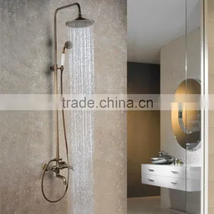 Luxury Golden Color Exposed Rain Shower Set AF838 thumbnail-1