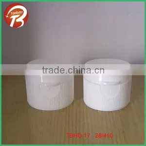 28/410 Ribbed Plastic Flip Top Cap Plastic Cap TBHD-17 thumbnail-1